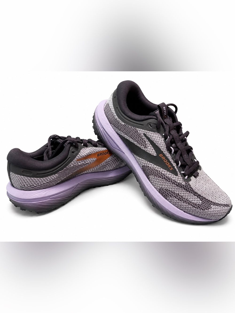 Brooks Revel 7 Women's Athletic Running/Walking Shoes Size 8M Lavender/Gray